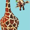 Funny Giraffe paint by numbers