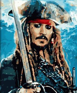 Jack Sparrow paint by numbers