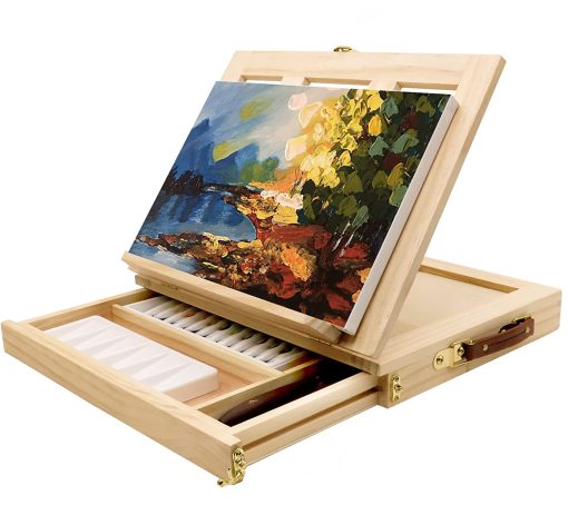 wooden easel tabletop