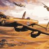 Avro Lancaster Bomber - Aircrafts Paint By Numbers