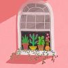 Cute Window With Plants - NEW Paint By Numbers