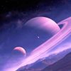 Purple Aesthetic Space - NEW Paint By Number
