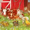 Farm Animals Paint by numbers