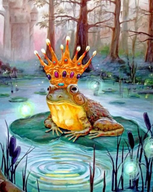 Princess Frog paint by numbers