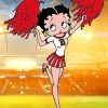 cheerleader-betty-boop -paint-by-number