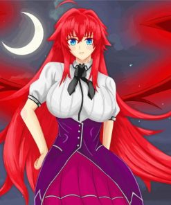 Rias-Gremory-paint-by-numbers