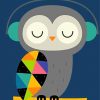 owl-listening-to-music-paint-by-number