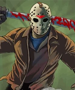 jason voorhees-paint-by-numbers