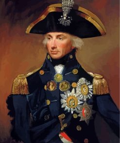 Admiral Nelson Paint by numbers