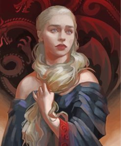 Daenerys-Targaryen-art-paint-by-numbers