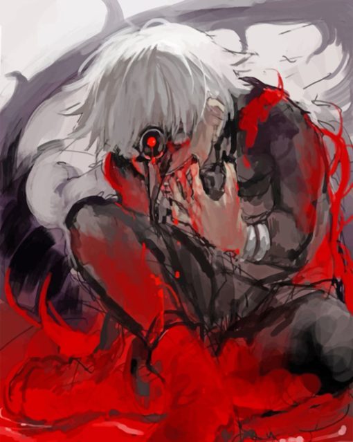 abstract-Ken-Kaneki-paint-by-numbers