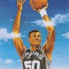 san-antonio-spurs-david-robinson-paint-by-numbers