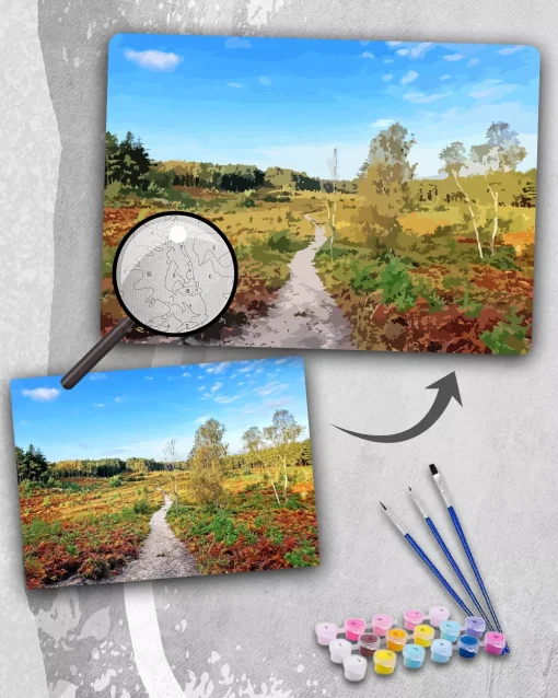Custom Painting By Numbers Landscape​